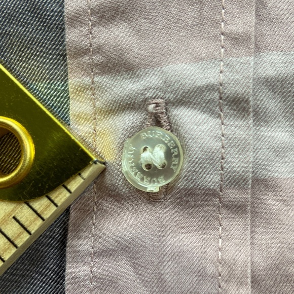 Burberry Brit Button Up Long Sleeve Shirt, Men’s Size Large - Picture 8 of 12